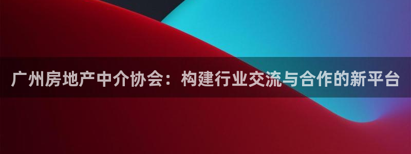 天狮娱乐股东代理：广州房地产中介协会：构建行业交流与合作的新