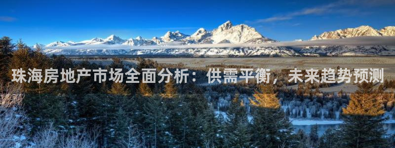 天狮娱乐彩票靠谱吗：珠海房地产市场全面分析：供需平衡，未来趋