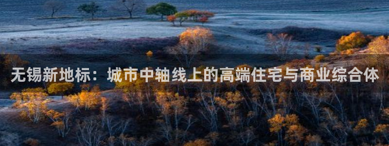 天狮娱乐能赚钱吗：无锡新地标：城市中轴线上的高端住宅与商业综