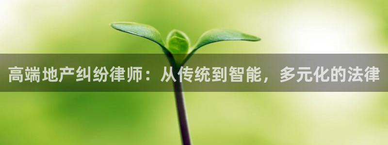 天狮娱乐指尖下载安装：高端地产纠纷律师：从传统到智能，多元化