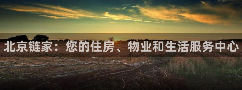 天狮娱乐h 判官：北京链家：您的住房、物业和生活服务中心