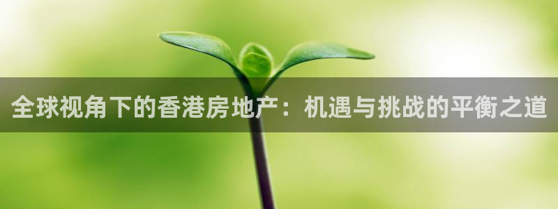 天狮娱乐手机app：全球视角下的香港房地产：机遇与挑战的平衡