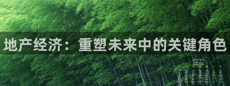 天狮娱乐招商扣：地产经济：重塑未来中的关键角色