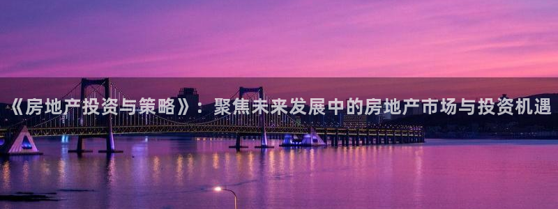 天狮娱乐p实 权：《房地产投资与策略》：聚焦未来发展中的房地