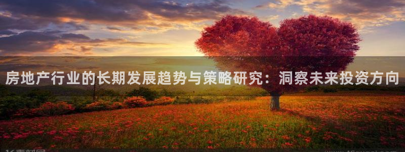 天狮娱乐彩票注册：房地产行业的长期发展趋势与策略研究：洞察未
