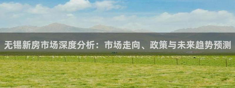 天狮源娱乐平台注册：无锡新房市场深度分析：市场走向、政策与未