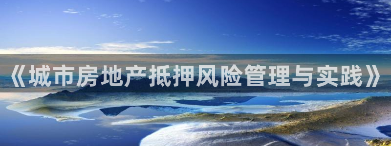 天狮娱乐 b内部61166：《城市房地产抵押风险管理与实践》